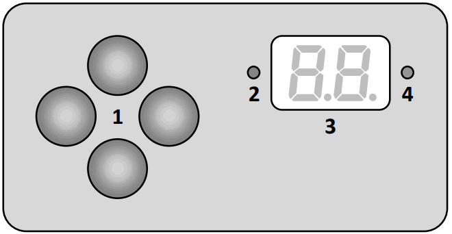 POOL TECHNOLOGIE PAPI004204 ORP Controller - Interface and indicators