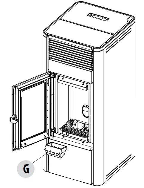 MCZ S2 Teia Comfort Air 10 Pellet Stove -CLEANING