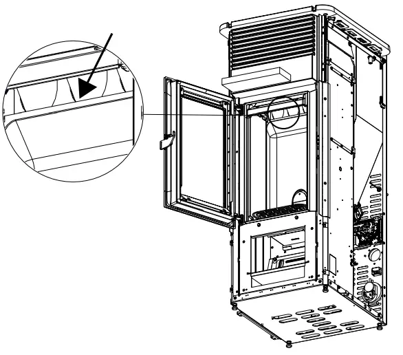MCZ S2 Teia Comfort Air 10 Pellet Stove -CLEANING8