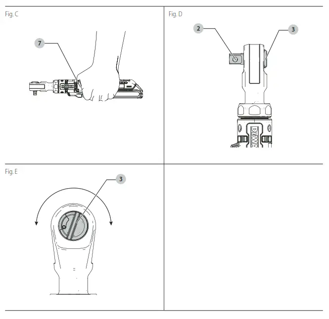 DEWALT DCF512 18v XR Cordless 1 by 2 Inch Drive Open Head Ratchet Wrench - Fig3