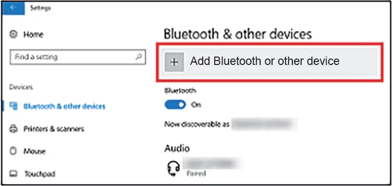 Add Bluetooth Other Devices