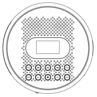 ARAFUNA CD5189B Portable CD Player with Dual Stereo Speakers - FIGURE 7