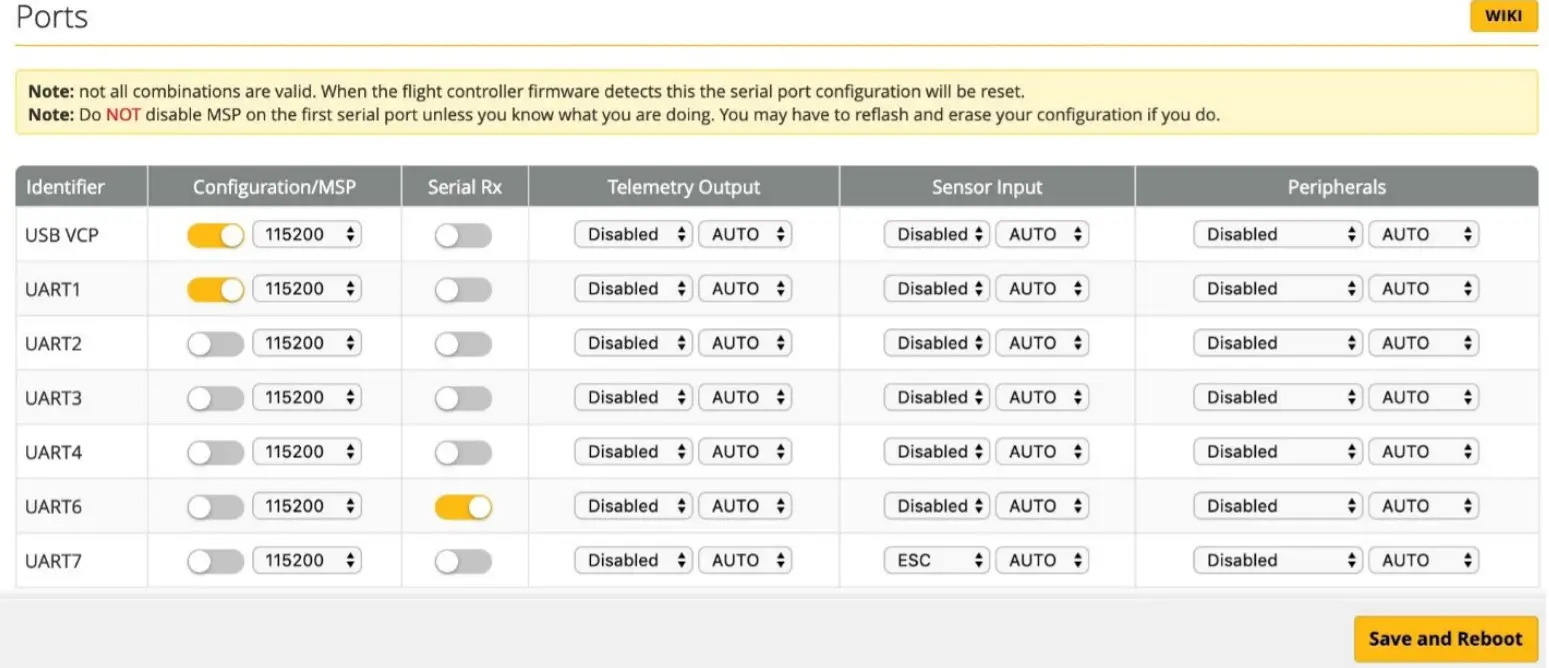 Holybro E11-F9B-077 Kopis Mini Vista HD FPV- Ports