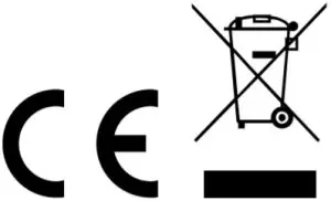CE and Dustbin Icon