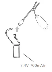 EACHINE E130 4CH Single-Rotor Flybarless Helicopter-BATTERY CHARGING
