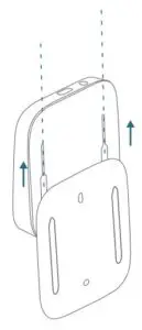 Slide the mounting bracket off