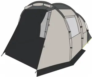 kogan KDCMPTNT4PA 1 Bedroom Familt Camping Tent