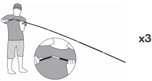 kogan KDCMPTNT4PA 1 Bedroom Familt Camping Tent - tent body2