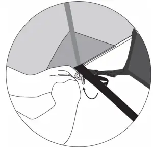 kogan KDCMPTNT4PA 1 Bedroom Familt Camping Tent - the rings o