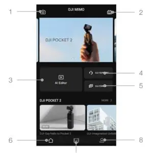 DJI Mimo App