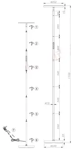 POVISON MF18228 LED Floor - figure 1