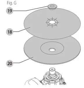 DEWALT Heavy Duty Small Angle Trigger Switch Grinder - Fig G