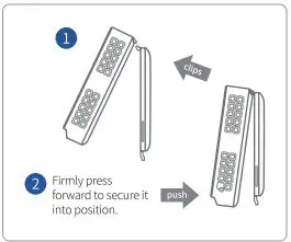 Vine Smart Wi-Fi Thermostat with Nightlight TJ-225 User Guide - Attach Thermostat to the wall