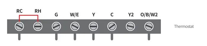 Vine Smart Wi-Fi Thermostat with Nightlight TJ-225 User Guide - Dual Fuel system combined single stage heat pump and single stage furnace with C wire
