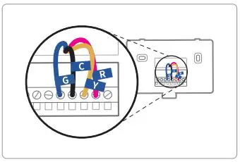Vine Smart Wi-Fi Thermostat with Nightlight TJ-225 User Guide - Label the wires