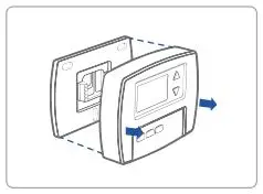 Vine Smart Wi-Fi Thermostat with Nightlight TJ-225 User Guide - Remove your old thermostat from the wall plate