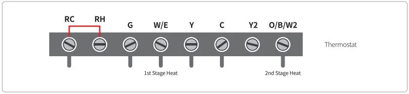 Vine Smart Wi-Fi Thermostat with Nightlight TJ-225 User Guide - Single stage heat