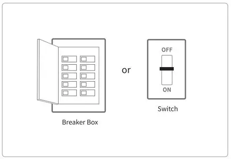 Vine Smart Wi-Fi Thermostat with Nightlight TJ-225 User Guide - Switch off power
