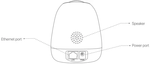 Tenda CP3 Security Pan Tilt Camera - Appearance 1