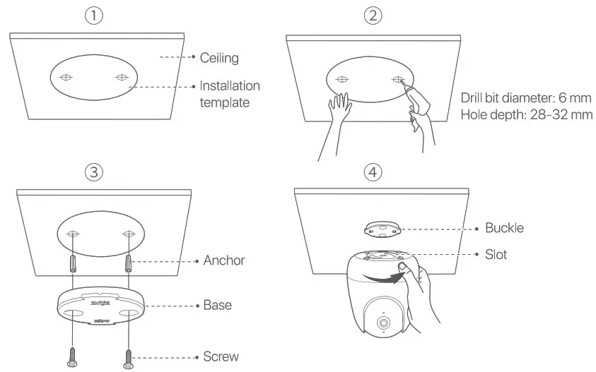 Tenda CP3 Security Pan Tilt Camera - device