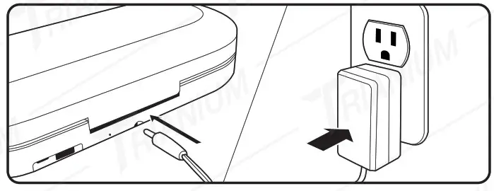 Plug in the Power Cable