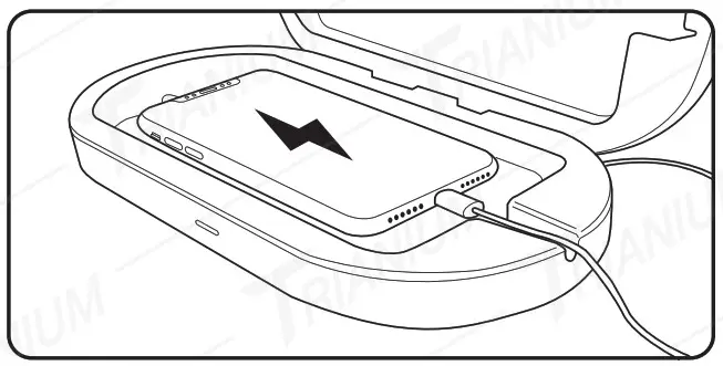 The sanitization process takes 6 minutes