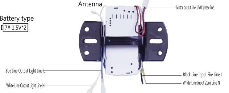 Zhongshan Xiaolan Qixin Electronics Variable Frequency Fan Lamp Remote Control fig2