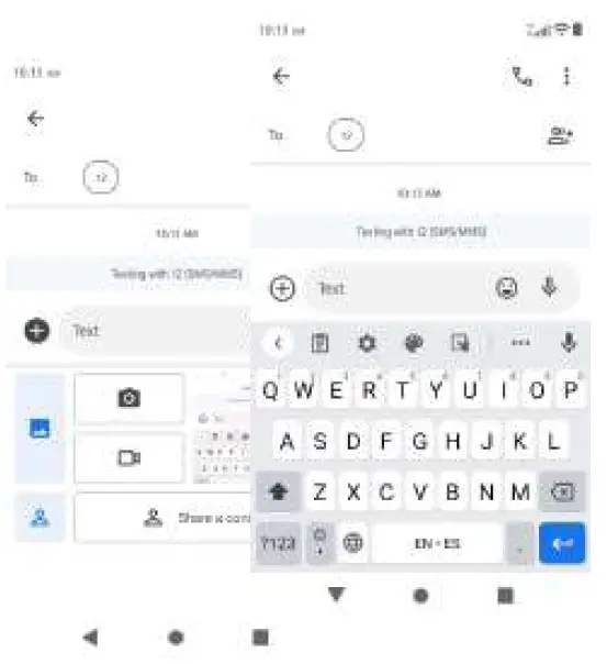 Composing text messages