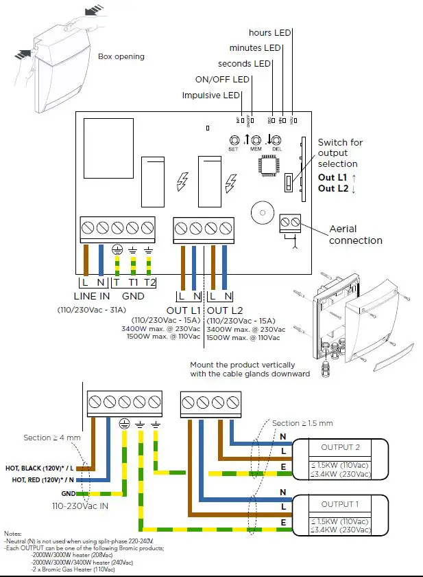 BROMIC BR-WRCW Tungsten Smart-Heat Wireless On-Off Control fig7
