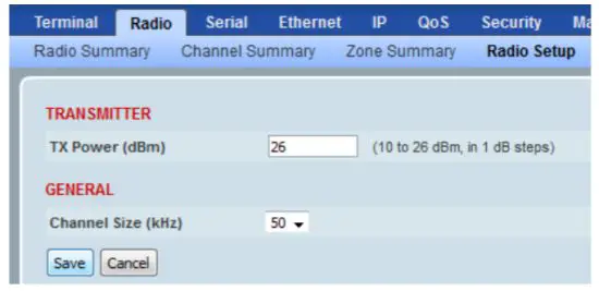 4RF Aprisa SRi Radio - Setup the Aprisa SRi Radio 3