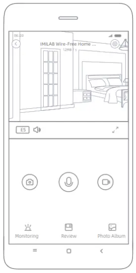 imilab EC2 Wire-Free Home Security Camera- Gateway - morning