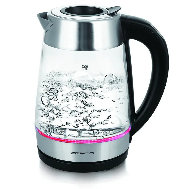 emerio WK 122227 Glass Water Kettle with Smart Easy Fill Function