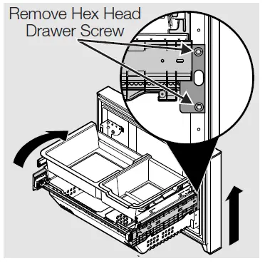 Removing Freezer Drawer