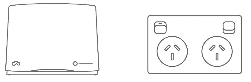 casa systems NS-02 CloudMesh Satellite Seamless Wi-Fi Coverage FIG-1