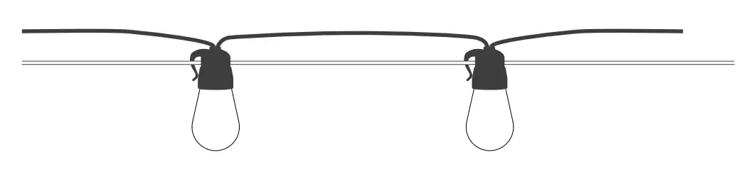 Govee H7011 Lynx LED Bulb String Lights - Series