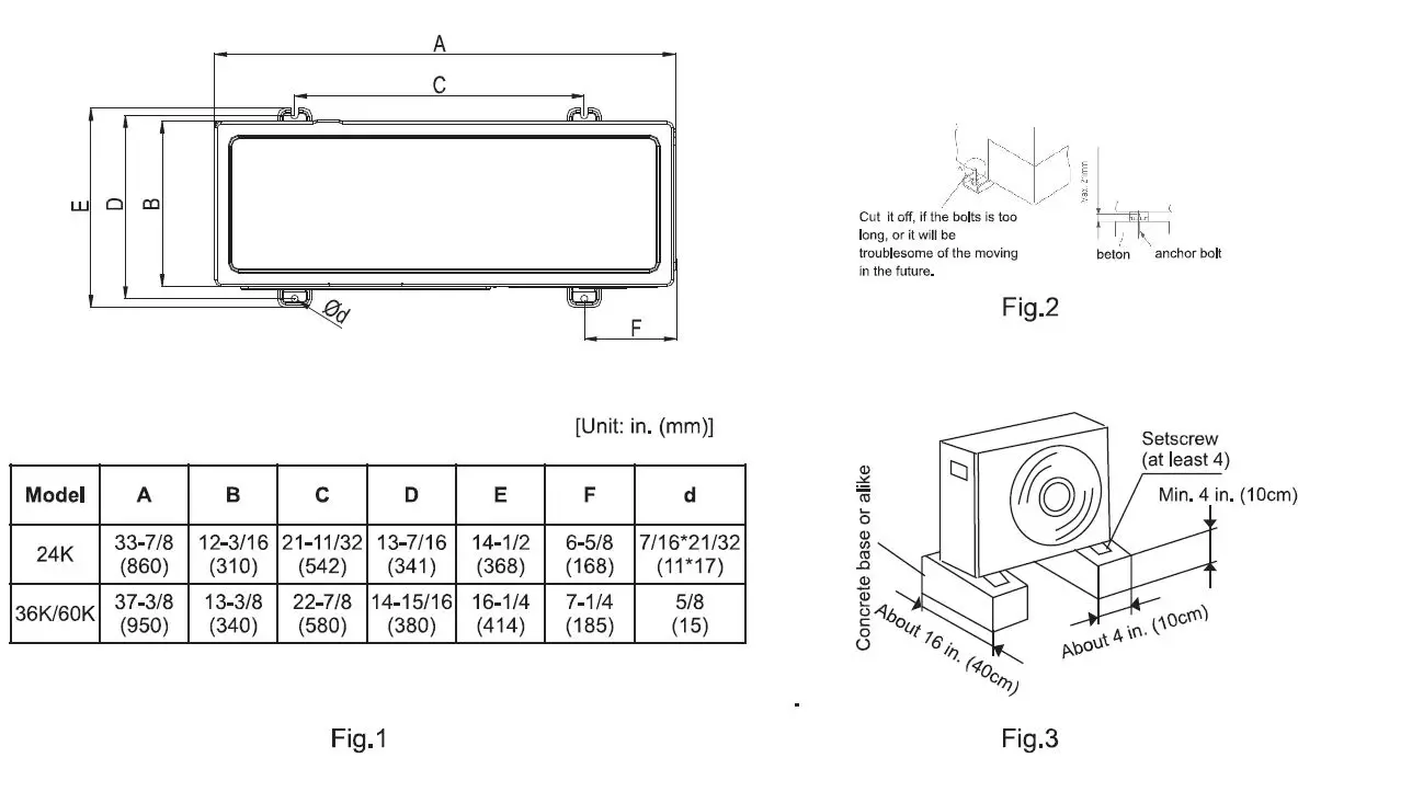 AIR-CON ASDCI4H4S24 Central Ducted Split Hyper Heat Pump FIG 7
