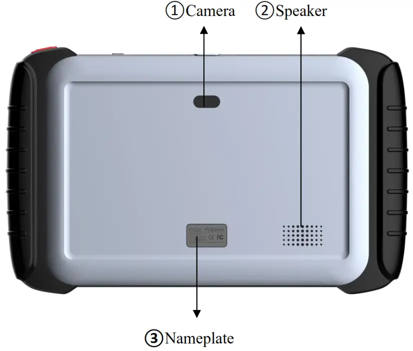 XTOOL Diagnosis System._ Back view