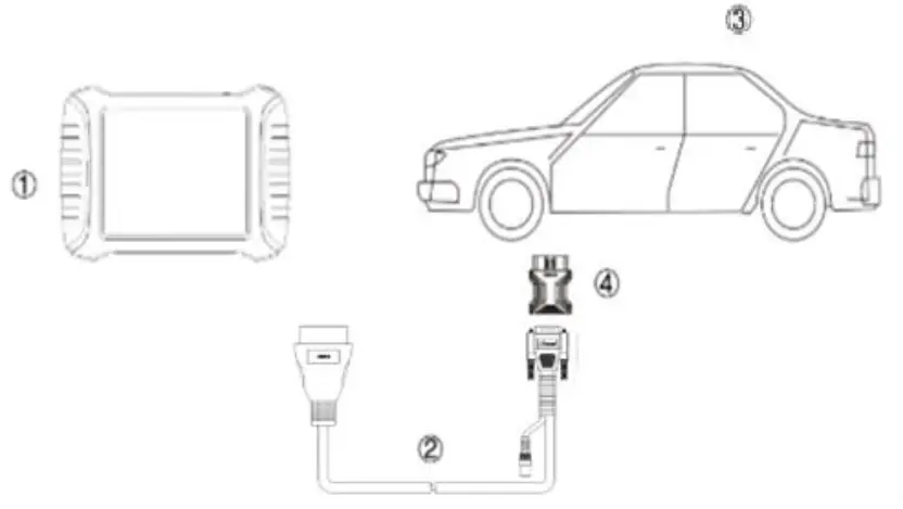 XTOOL Diagnosis System_ H6E Tablet