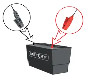 LAUNCH BST360 Battery Test clips - battrey