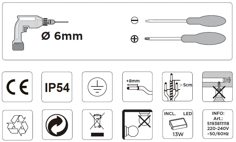 LUTEC 5193811118 Cuba Modern & Versatile Outdoor Wall Light fig2