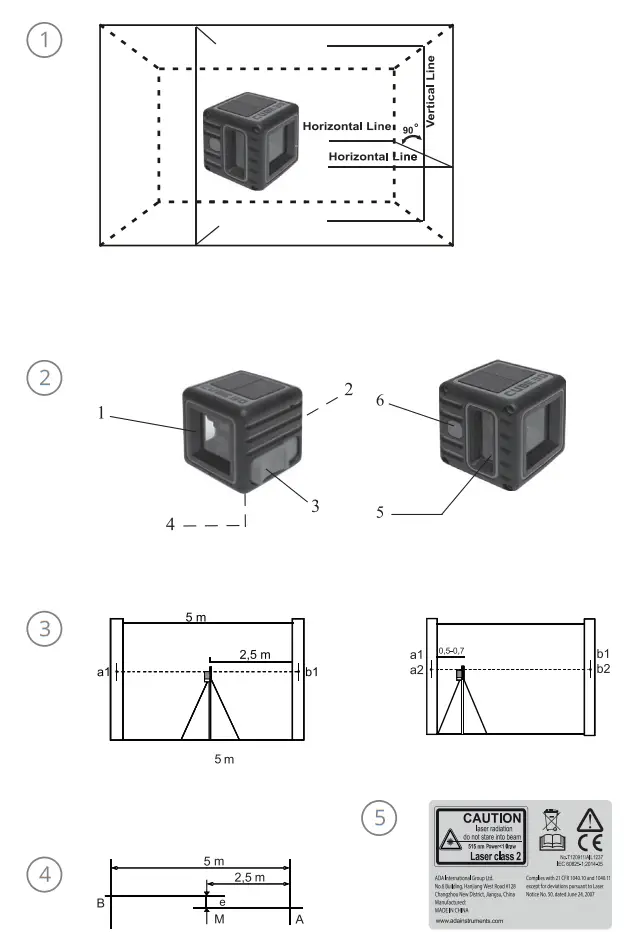 ADA INSTRUMENTS А00545 Cube 3D Green Line Lasermge - fig