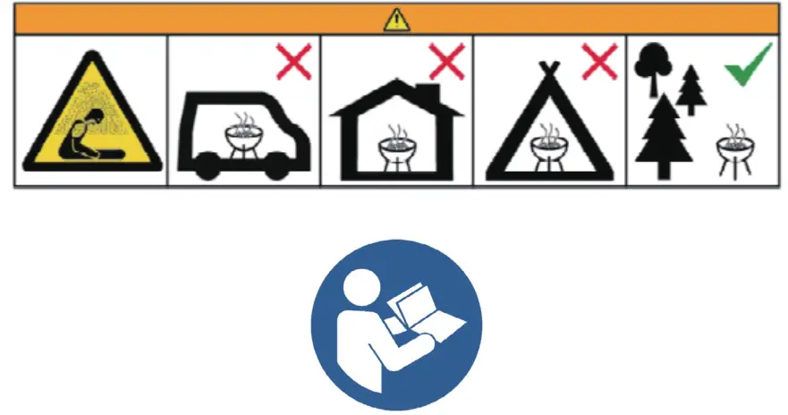 COSTWAY JV10184 Hex Shaped Steel Black Fire Pit - Fig