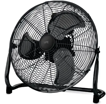 LiFE Meltemi Mystery Black Floor Fan 100W Product