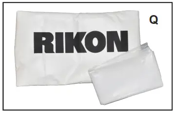 RIKON 60 150 1 5 HP Dust Collector - Clamps