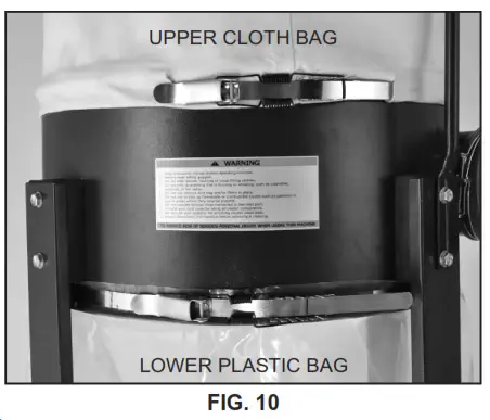 RIKON 60 150 1 5 HP Dust Collector - FIG. 10