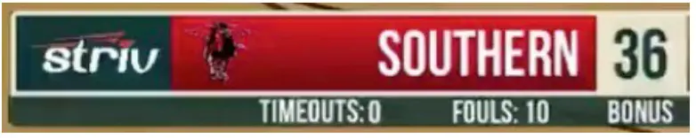 DAKTRONICS Live Score Bug Device Connection - SOUTHERN