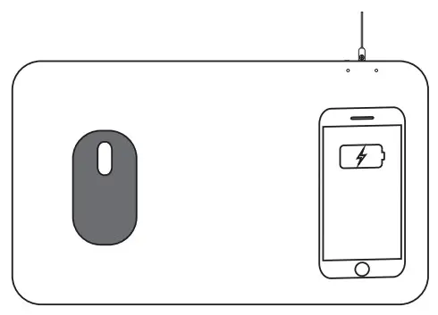 Line Friends BT21 Charging Mouse Pad