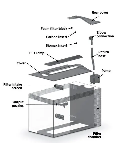FLUVAL 10525 Spec 60 L Aquarium Kit 1