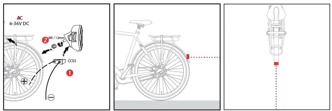spanninga O-Guard E-Bike Bicycle Lights fig 1