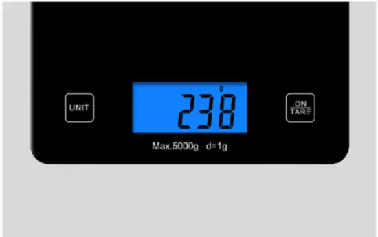 glucology 9352945002382 Bluetooth Smart Kitchen Scale - Fig